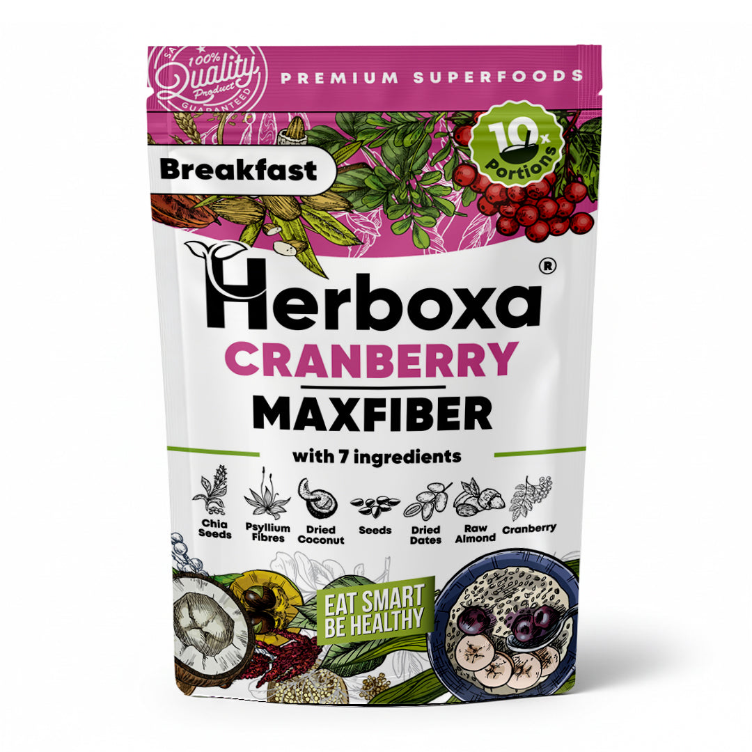 Cranberry Maxfiber - Het vezelrijke, gezonde ‘fastfood’-ontbijt
